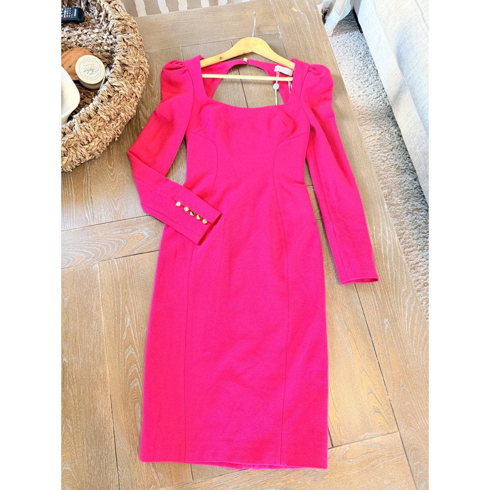 Rebecca Vallance Briar Dress Womens Pink Size 4